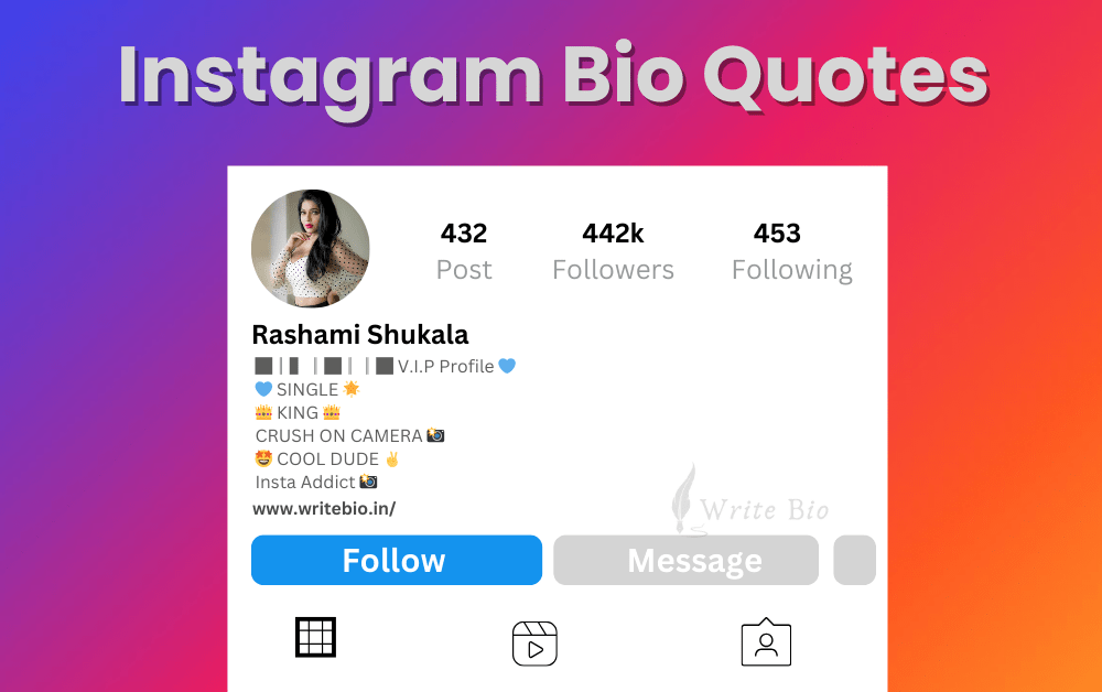 Instagram Bio Quotes