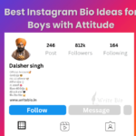 Best Instagram Bio Ideas for Boys with Attitude