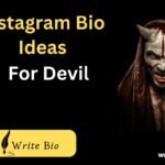 Instagram Bio Ideas for Devil