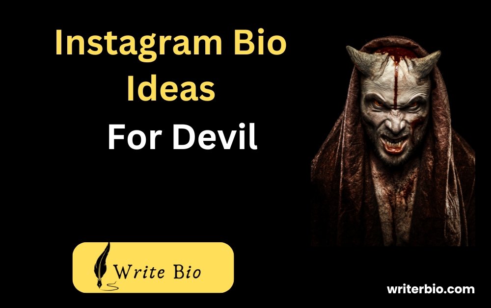 Instagram Bio Ideas for Devil